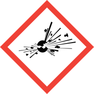 Exploding bomb pictogram