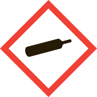 Gas cylinder pictogram